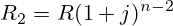 R_2=R(1+j)^{n-2}